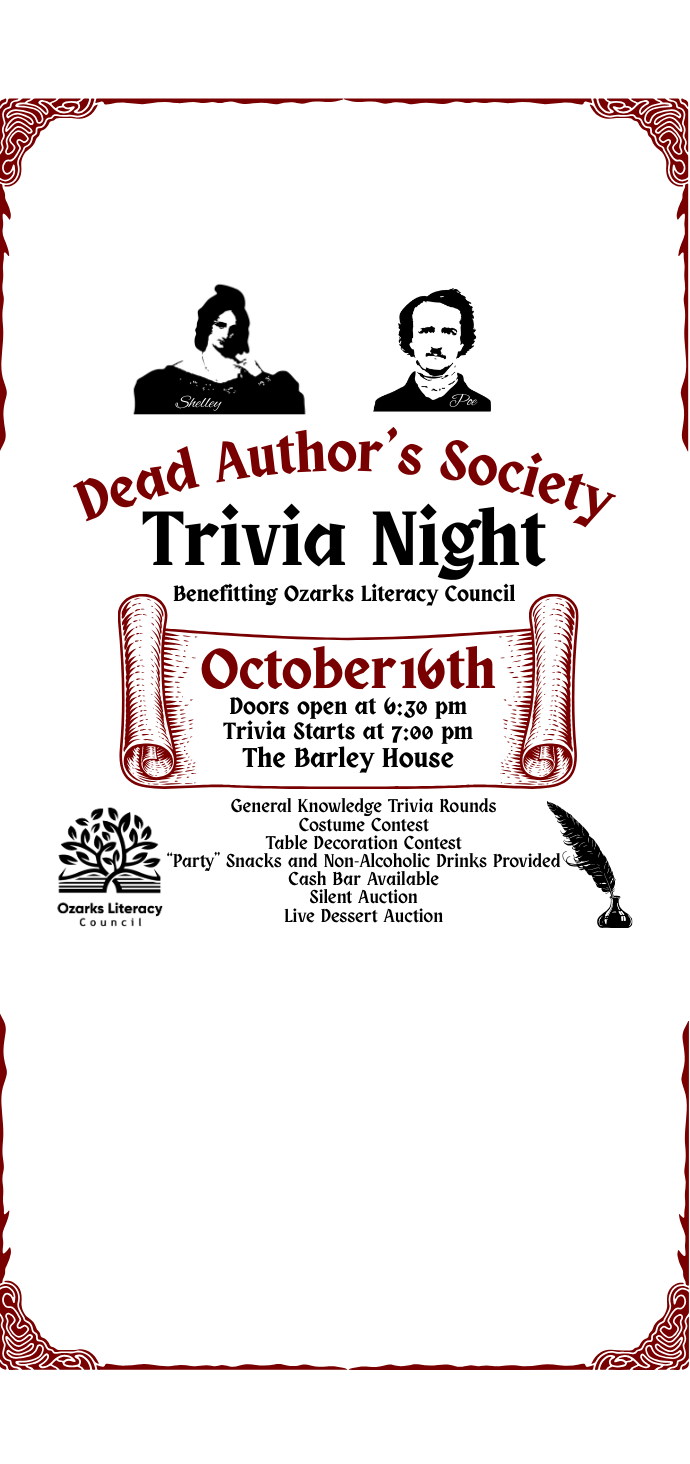 Dead Author's Society Trivia Night